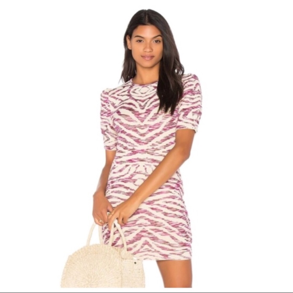 FREE PEOPLE JACQUARD BODY-CON MINI DRESS - Picture 4 of 4